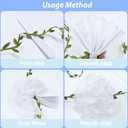 BIG KEYS 4-Piece Paper Flower Set, Garland Decoration, Mixed Colour Paper Ball Garland, Suitable for Birthday Decorations, Baby christenings, Weddings, Engagement Parties, and Christmas.