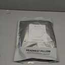 TPARTS Headrest Neck Pillow for Tesla Model 3/Y/X/S, Soft Faux Suede Fabric Car Neck Support Pillow Cushion for Traveling (Filled with Dupont Sorona Fiber)-1pc White