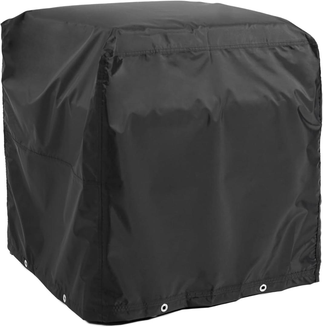 Patio Furniture Covers 30x30x30, Square Patio Single Sofa and Chairs Cover, Outdoor Furniture Set Cover Waterproof, Lawn Patio Furniture Covers General Purpose, Black (30"x30"x30")