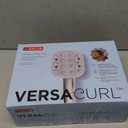 Delta VersaCurl Detangling Handheld Shower Head Tool for Curly Hair with 3 Curl Defining Brush Inserts Included, Detangler Brush Hand Shower with Hose, Chrome 74B430