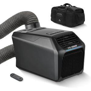 Dual Hose 6800 BTU Portable Camping Tent Air Conditioner & Heating
5-in-1 Quiet Small AC Unit with 550W, Windowless AC for Tent, RV, Van, Car, Garage, Indoor & Outdoor Use(Ash Gray)