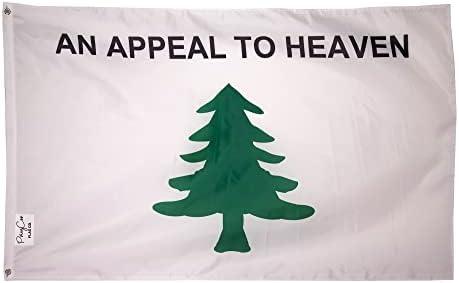 An Appeal to Heaven Large 3x5FT Flag George Washington Revolution Army History USA