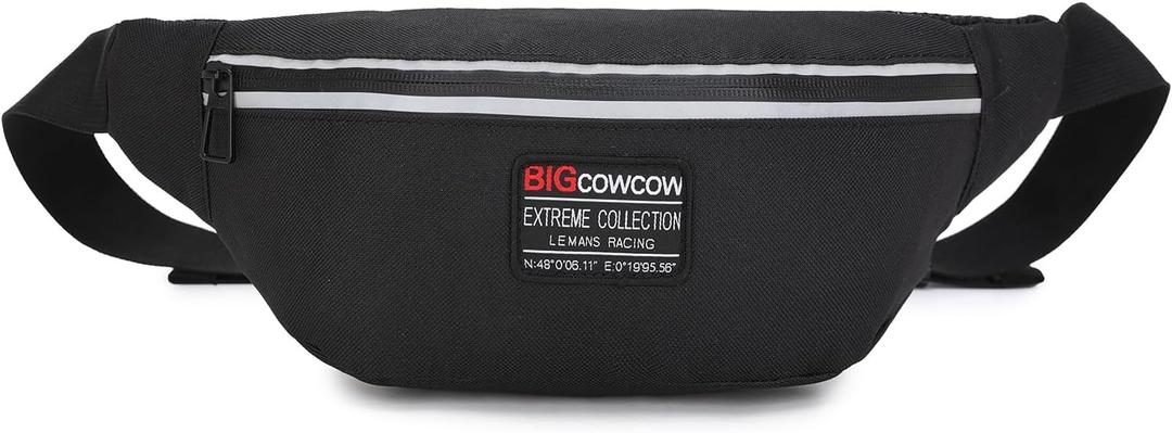 Fanny Packs for Women Men Fashion Waterproof Belt Bag, Cute Waist Pack for Travel Hiking Running