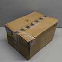 Umbra Twirla Trash Can with Swing-top Lid, 2.4 Gallon, Black