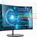 24" Monitor Anti Blue Light Glare Screen Protector for Dell/HP/Acer/ViewSonic/ASUS/Aoc/Samsung/Sceptre/LG 24" 16:9 Standard/Curved/Touch Widescreen Monitor, Eyes Care Blue Light Glare UV Filter