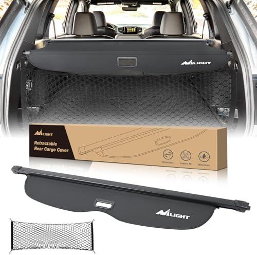 Nilight Trunk Cargo Cover for Honda Passport 2019 2020 2021 2022 2023 2024 2025, Retractable Security Shade Rear Cargo Cover, with Trunk Storage Net