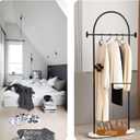 Freestanding Coat Rack with Marble Base Heavy Duty Clothes Rack Stand for Entryway, Bedroom, Living Room, Boutiques-67''H