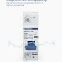 DC Miniature Circuit Breaker, 1 Pole 250V 80 Amp Isolator for Solar PV System, Thermal Magnetic Trip, DIN Rail Mount, High Current DC Disconnect Switch MCB 1P C80