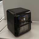 CHEFMAN ExacTemp 12 Quart 5-in-1 Air Fryer with Integrated Smart Cooking Thermometer, 28 Touchscreen Presets, Rotisserie, Dehydrator, Bake, XL Convection Oven with Auto Shutoff, Black