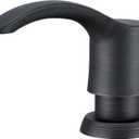 GAGALIFE Kitchen Sink Soap Dispenser with Large Bottle, Built in Sink Soap Dispenser Refill from Top, Oil-Rubbed Bronze