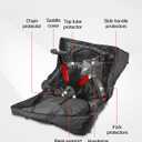 VEVOR Bike Travel Bag, Road Bike Bag Road Bicycle Storage Carry with TSA Lock & Dual Zipper for Air Travel, Outdoor Use, Airplane, Car, Train, Subway Transport, Triathlon Bike