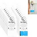 Geyoga 50 Pack Hey Neighbor Real Estate Agent Door Hangers with Business Card Design Open House Supplies Real Estate Agent Door Hanger for Home Dorm Office Supplies, 3 x 8 Inch(White)