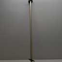 Antique Bronze Curtain Rods, 48-86" Adjustable, 1-Inch, Aluminum, Ceiling/Wall Mounted