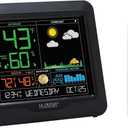 La Crosse Technology Color Forecast Station - Large Display, Temperature/Humidity Alerts, Seasonal Scenes - Indoor/Outdoor Monitoring, HI/LO Records, Barometric Pressure - Atomic Time, DST Updates