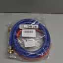 6FT Washer Water Line/Rubber Washing Machine Hoses 6FT,Universal Washing Machine Hose/Washer Water Line for Hot and Cold Water Washer Hoses (2 Packs) with 3/4" Connection Water Supply Lines-by MIFLUS (6foot-Straight)