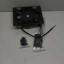 6'' Inch Small Slim Push Pull Electric Cooling Fan 650CFM Radiator Oil Cooler Mount Kit Universal Black