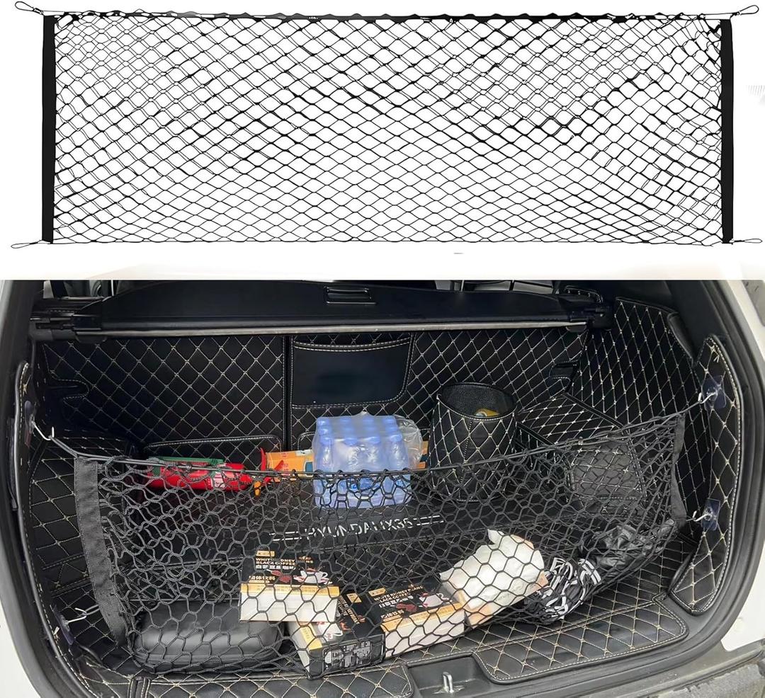 Trunk Organizer Cargo Net Compatible with 2017 to 2022 2023 2024 2025 Nissan Rogue