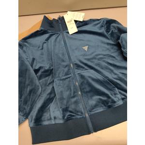 GUESS Women's Eco Couture Full Zip Sweatshirt
Blue XL