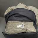 Andency Beige Comforter Set King, 3 Pieces Farmhouse Shabby Chic Ruffle Comforter, Lightweight Fluffy Soft Microfiber All Season Solid Bed Comforter Set (1 Ruffle Comforter & 2 Pillowcases)