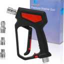 RIDGE WASHER Pressure Washer Gun 5000 PSI, 1/4'' Quick Connector | Power Washer Short Gun with 3/8" Quick Connect, 12 GPM, M22 Fitting