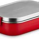 Le Creuset Stainless Steel On The Go Lunch Box, 30 oz., Cerise