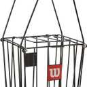Wilson Unisex Adult Ball Pick Up Basket Tennis Ball Collection Pick-Up Basket, 75 Tennis Balls Capacity, NS