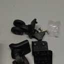 Zoofen Suitcase Wheels Swivel Casters Luggage Wheels Replacement with 4 Screw Holes (W044-B, 2 pcs)