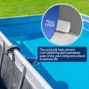 46.5" 18PCS Peel and Stick Pool Cove for 21' Round Above Ground Pool, Closed Cell Foam Peel and Stick Above Ground Pool Cove with Adhesive Backing, Protect Pool Liner, Prevents Excess Wear