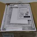 Yoobure 5 Drawers Dresser for Bedroom, Tall Nightstand with Charging Station, Fabric Dresser for Closet with Storage Shelf, Vertical Dressers Chest LED Night Stand, Bedside Table for Dorm Living Room (Off White)