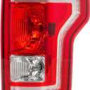 RANSOTO F150 Tail Light Compatible With Ford F-150 2015 2016 2017 Right Passenger Side Rear Brake Lights Tail Lamps With Bulbs Repalce FL3Z13404A, FO2801239