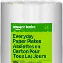 Amazon Basics Everyday Paper Plates, 8.62 Inch, Disposable, 300 Count