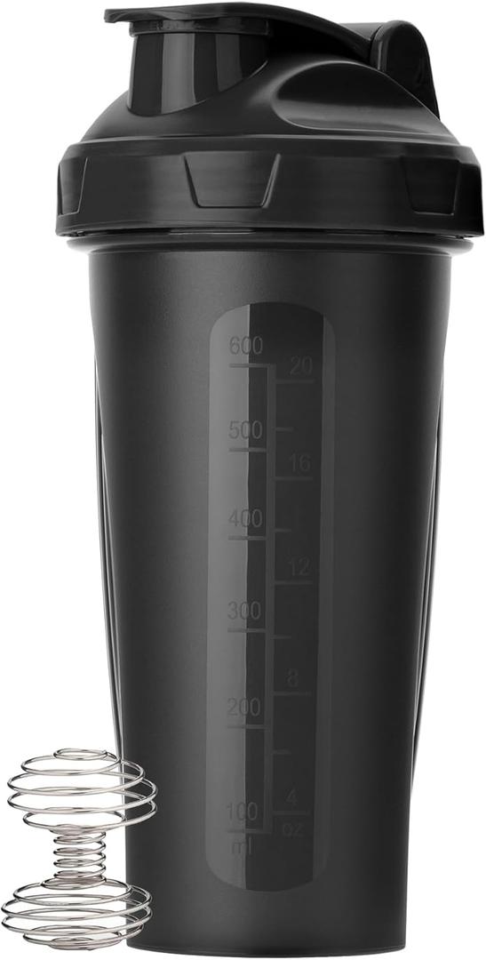 Mr. Pen- Shaker Bottles for Protein Mixes, 28 oz, Shaker Bottle with Wire Whisk Ball, Protein Shaker Bottle, Shaker Cup, Protein Shaker, Protein Shake Bottle, Bottle Shaker, Shake Bottle (1 Pack, Black)