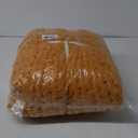 Bigacogo Chunky Knit Throw Blanket for Couch, 40x80 inches, 100% Hand Knitted with Thick Jumbo Chenille Yarn, Cozy Soft Large Rope Knot Cable Crochet Blankets for Sofa Bed Living Room, Burnt Orange