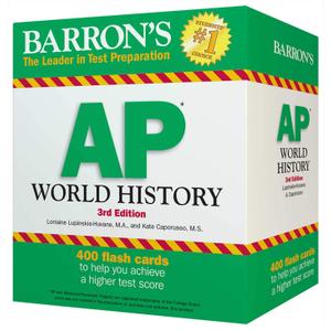 AP World History Flash Cards (Barron's Test Prep)
