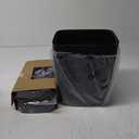 2 Pack 2.7 Gal Bathroom Trash Can with Lid, Automatic Trash Can Small Smart Garbage Can Touchless, Slim Motion Sensor Waterproof Plastic Trash Bins for Bedroom Office Kitchen Toilet Black