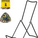 KINGDOM SOLUTIONS MADE IN USA 4-Pack Adjustable Black Metal Easels - Book Stand - Sturdy Plate Stand for Art, Pictures, Books, Frames - Unique on the Market