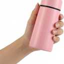Mini Water Bottle, 5oz, Insulated Stainless Steel, Slim Tumbler, Flask for Travel, Sports, School, Purse, Coffee Cup, Coffee Bottles, Keep Hot and Cold (Pink)