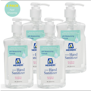 8 Fl. Oz. Advanced Hand Sanitizer Gel with 62% Alcohol Based, Pack of 4