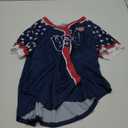 JINTING Womens USA Hip Hop Jerseys - Hipster Party Button Down 4th of July Jerseys Patriotic Shirts