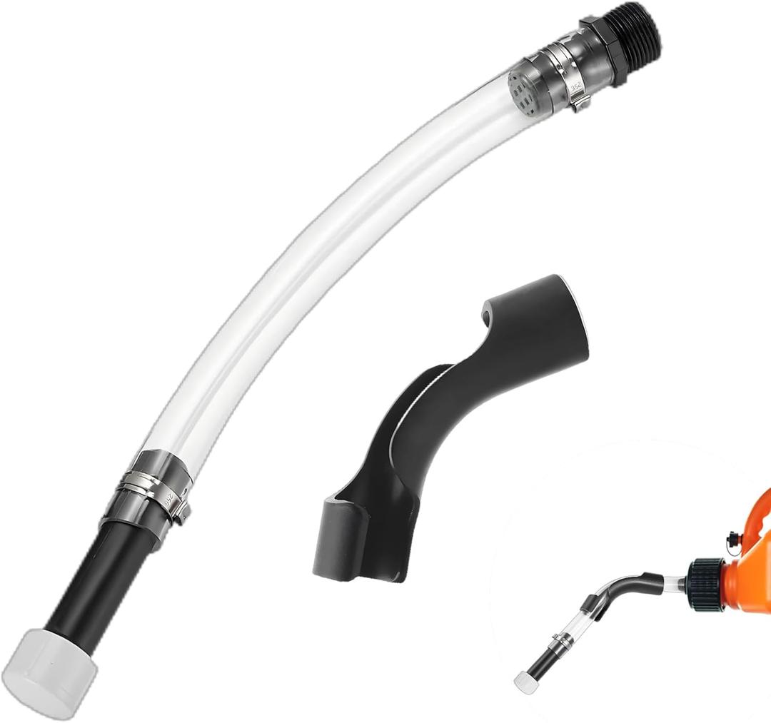 Racing Fuel Jug Hose for Vp Racing Fuel Jug 3/5.5 Gallon Gas Can, Vp Fuel Jug, Gas Can Spout Replacement with Hose Bender (1 Set, 1 inch, 26 mm)