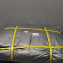 Heavy Duty tarps, 14 Mil Sliver Thick Waterproof Poly Tarp for Outdoor Camping Pool Car Tent, Rip and Tear Proof Tarpaulin with Grommets and Reinforced Edges (20'X40')