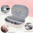 Wearable Breast Pump Bag, Carrying Case Compatible with Eufy Breast Pump, Portable Breast Pump Storage Bag for Momcozy Willow Medela and Most Breast Pumps, Hold 2 Pumps, Ideal for Going Out and Travel