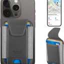 Miroddi for MagSafe Wallet, Works with Apple Find My, Stronger Magnetic Phone Wallet Tracker for iPhone 16/15/14/13/12 Series, Magnetic Card Holder with Privacy Flap, RFID Blocking, Fit 7 Cards, Gray