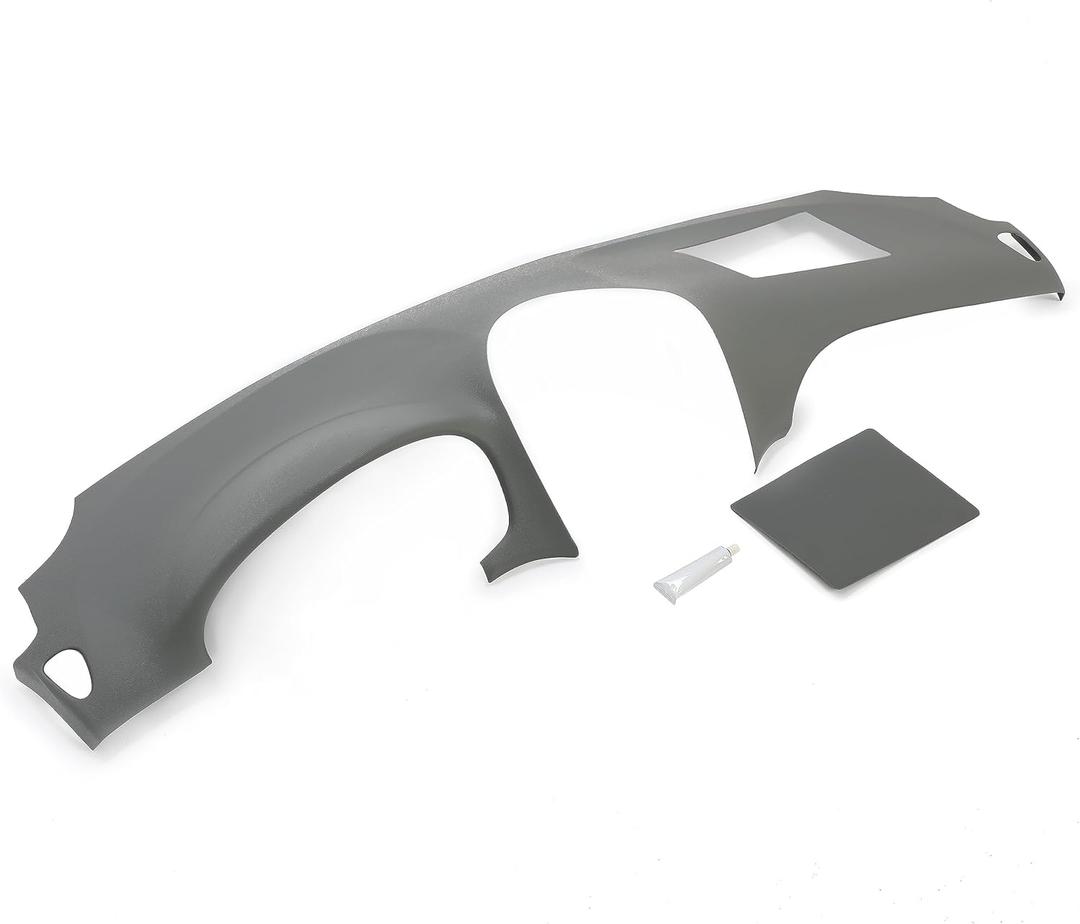ALMULOO Dash Board Cover Compatible with 2004-2010 Toyota Sienna ABS Plastic Painted Gray Dashboard Cover