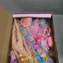 67Pcs Doll Clothes and Accessories with Doll, Motorcycle Scooter Set, Skiing Kit, Pet Set, 10 Shoes, 6 Outfits (Dress/Pants/Casual), Doll Playset Dress Up Toys for Girls Kids Toy Gifts