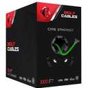 WOLF CABLES | Heavy-Duty CAT6 Ethernet Cable 1000ft | UTP, 23AWG, 550MHz | Stable & Remarkable Performance (Green)