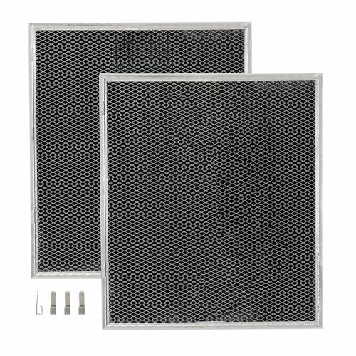 Broan-NuTone HPF30 Replacement Charcoal Filter (XC) for Dual Filter Ductless Range Hoods, Carbon Air Filter, 2 Count