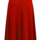 MUSHARE Women's Cocktail Dresses with Pockets Ruffled Sexy Split Party Long Formal Dress (Red, S)