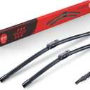 26"+19" Front Windshield Wipers Wiper Blades Replacement for Tesla Model 3 2022 2021 2020 2019 2018 2017 for Tesla Mode Y 2020 2021 2022 Wiper Blades for My Car - Set of 2