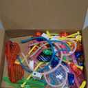 130PCS Glow in the Dark Party Supplies for Kids Adults, Light Up Party Favors with LED Glasses, Headbands, Finger Lights, Glow Sticks, Temporary Tattoos, Neon Face Body Paint for Halloween, Birthdays